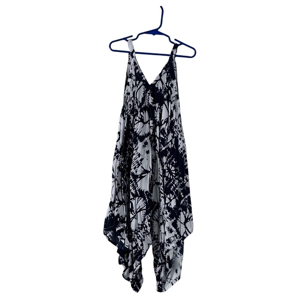 Joyous and Free Tie Dye Cropped Wide Leg Romper - Size 7